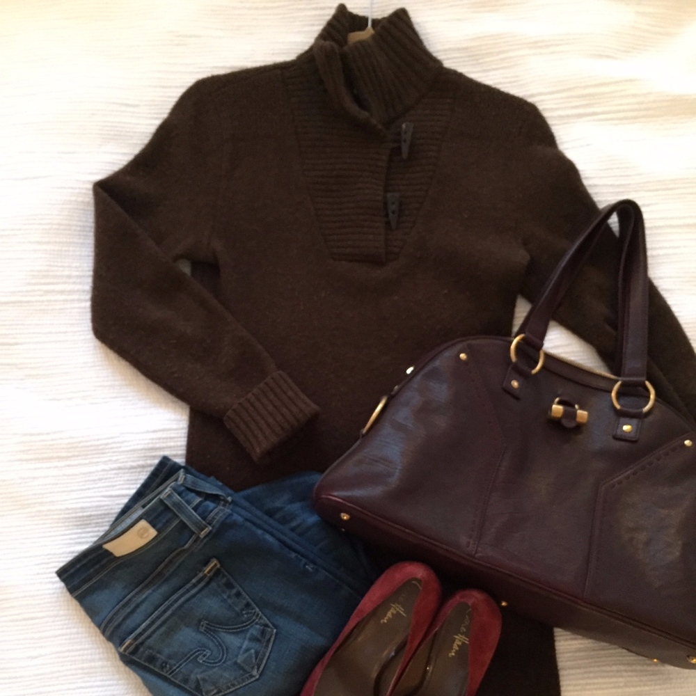 Ralph Lauren Rugby Wool Sweater Dress